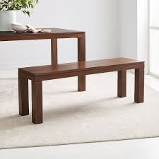 Adeline natural oak cornerhall bench. Canyon Solid Wood Dining Bench