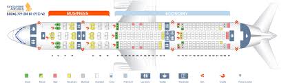 Seat Map Boeing 777 200 Singapore Airlines Best Seats In Plane