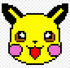 Zeichen vorlage malen und zeichnen niedliche zeichnungen bilder malen einfach. Pixel Art Pokemon Pikachu