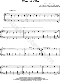 Coldplay Viva La Vida Sheet Music Piano Solo In Ab Major Transposable Download Print Music For Studying Sheet Music Coldplay Lyrics