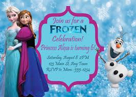 One of the thing that we can do to cut our budget is invitation. Frozen Invitations Terat