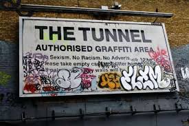 Hours after street artist banksy posted an instagram video of him tagging a london underground train with his latest artwork urging people to wear masks, transport earlier on tuesday, the reclusive artist uploaded a video of himself dressed as a cleaner spraying graffiti on the london underground. Secret London The Hidden Waterloo Station Street Art Tunnel