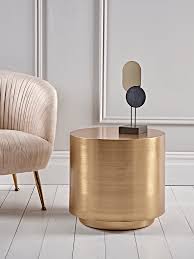 Top quality for your home. Round Brass Side Table