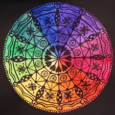 Color Wheel Mandala Art Project Color Wheel Projects Color Wheel Art Projects Color Wheel Art
