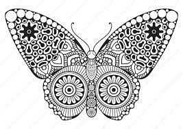 Show your kids a fun way to learn the abcs with alphabet printables they can color. Decorative Butterfly Mandala Coloring Pages