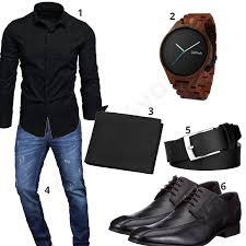 Stylisher Look Mit Schwarzem Hemd Schuhen Und Geldborse Schwarzes Hemd Stile Fur Manner Stylische Manner