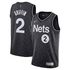Recently signed free agent blake griffin had reportedly decided on a jersey number change for when he joins blake griffin is wearing no. Blake Griffin Brooklyn Nets Trikots Blake Griffin Nets Basketballtrikots Global Nbastore Com