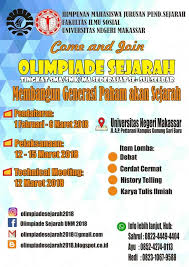 Check spelling or type a new query. Hmj Pendidikan Sejarah Fis Unm Akan Adakan Olimpiade Profesi Online