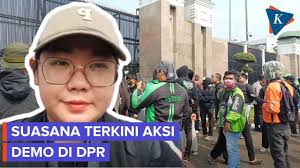 Suasana Demo di DPR, Masyarakat Tuntut Bertemu Anggota DPR