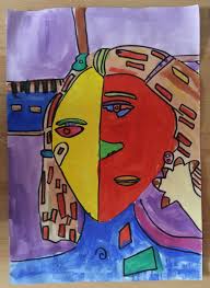 Mir hat am besten das gemälde von einer frau mit einer taube gefallen. Kunstprojekt Zwei Gesichter Portraits Nach Pablo Picasso