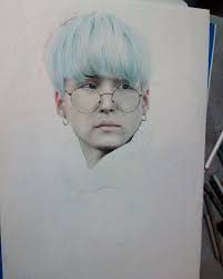 By tess130 91 months ago. Min Yoongi Colored Pencil Drawing Dibujo A Color De Min Yoongi Steemit
