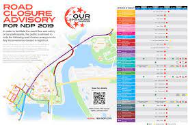 List of roadblocks & road closures in selangor & kl. Ndp Road Closure 2019 Dates And Time The Wacky Duo Singapore Family Lifestyle Travel Website