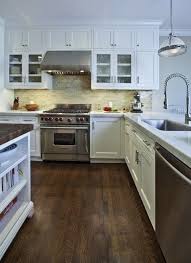 Some See Through And Some Not See Through Cabinets Yea But I D Have To Keep Everything White Kitchen Traditional Kitchen Design Contemporary Kitchen Design