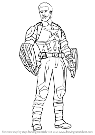 Step By Step How To Draw Captain America From Avengers Infinity War Drawingtutorials10 In 2021 Captain America Coloring Pages Superhero Coloring Pages Infinity War