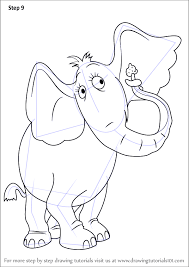 Celebrate the 75th birthday of this classic treatise on bullying by dr. Learn How To Draw Horton The Elephant From Horton Hears A Who Horton Hears A Who Step By Step Drawing Tutorials