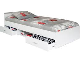Lit Mega 90x200cm Blanc Vente De Lit Enfant Et Bebe Conforama