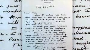 This is the whole funeral and don't have if you look at bush's face when jeb and laura are getting all freaked out he is staring forward like he. The Letter George H W Bush Left For Bill Clinton Is A Lesson In Grace Wgn Tv