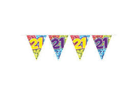Goedkoop Vlaggetjes 21 Jaar Online Kopen Feestartikelen Versiering Feestartikelen Specialist