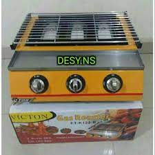 Pemanggang sosis tanpa asap, panggangan sosis 2 tungku, panggangan sosis bekas, panggangan maspion, panggangan teflon, panggangan maxim, panggangan sate gas buka jam 08.00 s/d jam 16.00 , minggu libur Gas Roaster 3 Tungku Alat Pemanggang 3 Tungku Pemanggang Sosis Gas Roaster Pemanggang Roaster Shopee Indonesia
