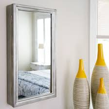 Shop for key holder for wall at bed bath & beyond. Alcott Hill Abdullah Wall Mounted Jewelry Armoire With Mirror Reviews Wayfair