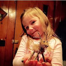 Family members with pottery I made for Christmas
