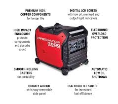 Predator 3500 Review House Show Off I just purchased this predator generator from harbor freight in conroe texas for $699.00 this generator is very quite. predator 3500 review house show off