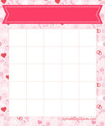 Blank Bingo Card Template Free Myfreebingocards Com Free Printable And Virtual Bingo Card Templates Bingo Card Template Bingo Template Bingo Cards Printable