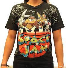 90s Vintage Space Jam Tee Womens Large Rare Womens Tees Vintage Outfits Vintage Space