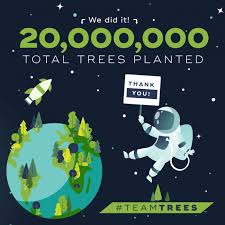 CSRWire - Arbor Day Foundation and YouTube Surpass Donation Goal to Plant  20 Million Trees Through Viral #TeamTrees Movement