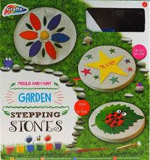 Mould Paint Garden Stepping Stones Next Day Delivery Available Uk Garden Stepping Stones Stepping Stones Stepping Stone Kits