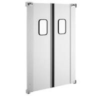 Double Aluminum Swinging Traffic Door with 9" x 14" Window ...