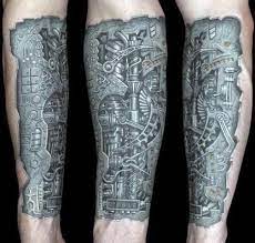 The steampunk tattoo makes your skin look like a canvas. Planet Tattoos Design Tattoos Ideas Mechanic Tattoos Design Ideas 1