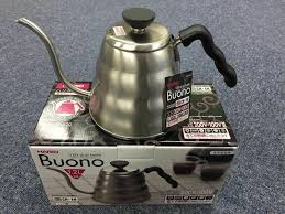 Easy to pour, coffee drip kettle with a slim spout. Hario V60 Buono 1 2l Coffee Drip Kettle Silver Vkb 120hsv For Sale Online Ebay