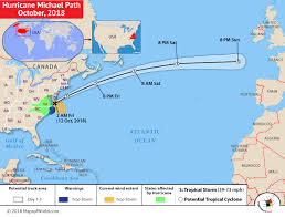 Hurricane Michael Path Map Oct 2018