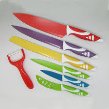 Swiss Line 7 Pieces Colore Couteaux Antiadhesifs Buy Ensemble De Couteau De Revetement Antiadhesif Colore 7 Pieces Ensemble De Couteau De Revetement Antiadhesif Colore 7 Pieces Ensemble De Couteau De Revetement Antiadhesif Colore