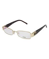 As the name simply states, rimless glasses have no frames around the edge of the lenses. Fendi Gold Thin Metal Frame Eyeglasses Best Price And Reviews Zulily