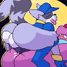 Murray Hippopotamus And Sly Cooper (sony Interactive Entertainment And Etc)  Created By Fizzyjay | Yiff-party.com
