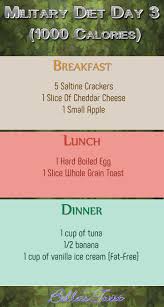 Pin On Military Diet