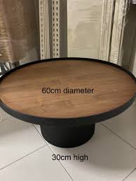 Buy dark brown coffee table and get the best deals at the lowest prices on ebay! Coffee Table Black Brown Steel Jotterbox Circle Furniture Home Living Furniture Tables Sets On Carousell