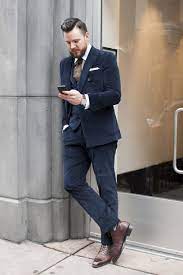 Mens coat & jacket combinations. Dark Brown Leather Dress Boots With Suit Spring Outfits 4 Ideas Outfits Lookastic