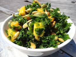 Tropical Mango Kale Salad Clean Eating Salads Salad Recipes Mango Salad