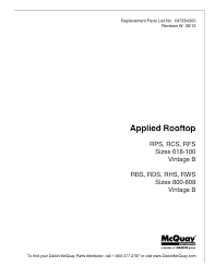 Check spelling or type a new query. Applied Rooftop Rps Rcs Rfs Sizes 018 100 Manualzz