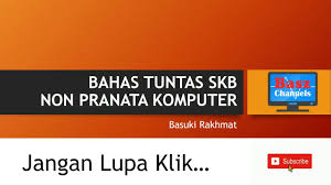 Kisi Kisi Skb Cpns Pranata Komputer Basz Channels Youtube