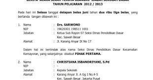 Contoh Berita Acara Serah Terima Gedung Sekolah Contoh Surat
