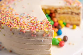 Konfetti Cake Mit Uberraschungsfach Backen Mit Globus Sallys Welt 101 Backen Konfetti Tortchen Konfettikuchen