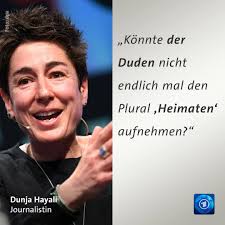 Was ist Heimat? Für die Journalistin Dunja Hayali ist das Wort „Heimat“ in  Deutschland inzwischen negativ besetzt und eher ein Kampfbegriff geworden,  statt einer Einladung oder eines „Willkommen“. Sie wirbt dafür, dass