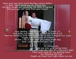 Darling I Will Be Loving You Til We Re 70 Lyrics On Photos Boardman Ohio Wedding Ed Sheerer Thinking Out Loud Ohio Wedding One Song Lyrics Bridal