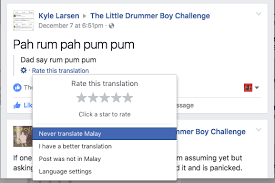 Millions trust grammarly's free writing app to make their online writing clear and effective. Facebook Malay Translation Little Drummer Boy Challenge