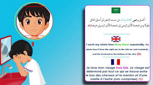 How To Make Wudu Ablution For Children تعلم كيفية الوضوء للأطفال Arabic Lessons Sunday School Teacher Learning Arabic