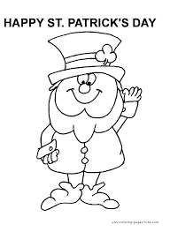 St Patricks Day Free Printables St Patrick S Day Color Page Coloring Pages For Kids Coloring Pages Birthday Coloring Pages Valentines Day Coloring Page